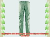 Maier Sports Fulda Women's Zip Off Trousers grey Feather Gray Size:48 (EU)