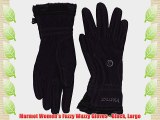 Marmot Women's Fuzzy Wuzzy Gloves - Black Large