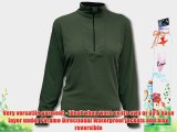 P?ramo Women's Cambia Zip-Neck Baselayer T-Shirt - Moss Medium