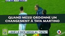 Quand Messi ordonne un changement à Tata Martino