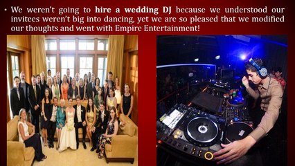 Wedding Dj | Wedding Planner | Empire Entertainment