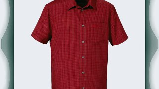 Jack Wolfskin Men's El Dorado Shirt - Indian Red Checks Medium