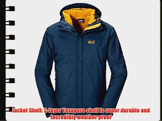 Jack Wolfskin Men's Winterhawk 3-in-1 Jacket - Black X-Large