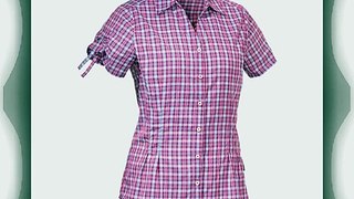 Jack Wolfskin Women's Farlane Shirt Blouse - Pink Petit Checks Medium