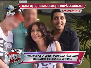 Reactia lui Dani Otil cand a aflat de 'relatia' dintre Mihaela Radulescu si Daniel Constantin