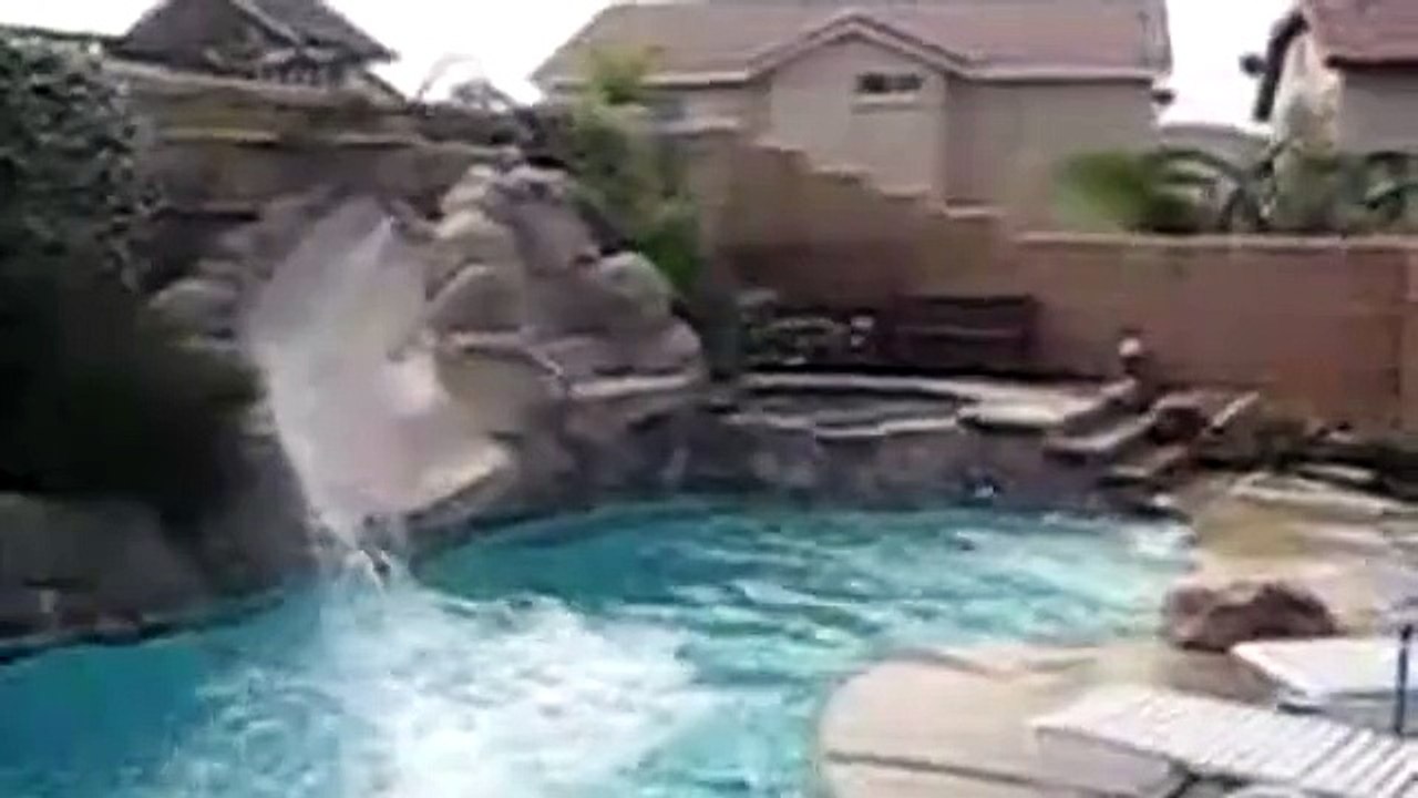 Watersliding Doberman
