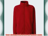 Fruit Of The Loom Womens/Ladies Lady-Fit Full Zip Fleece Jacket (L) (Red)