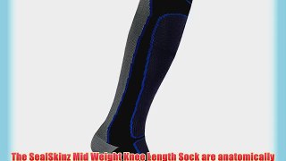 SSkinz Mid Weight Knee Sock - Black Large