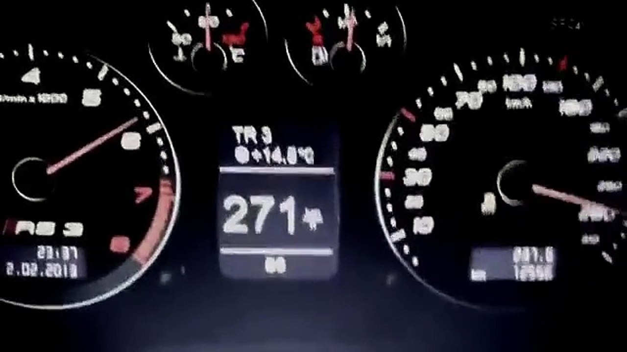 Audi RS3 Разгон с 0 до 365км-ОЧЕНЬ БЫСТРОЕ АВТО