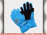 Dare 2b Uphold Childrens Ski Gloves - Size: 6-7 Years Color: Blue