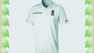 adidas England Test Men's Cricket Shirt White 44/46in