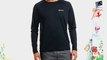 Berghaus Men's Tech Long Sleeve Crew Neck Base Layer - Black/Carbon/Extreme Red Medium