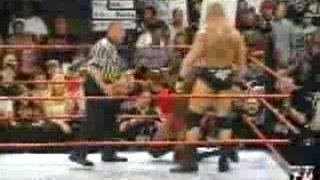 WWE RAW  - Booker T v Brock Lesnar