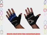 Fingerless Weight Lifting Gloves - Gel Shock Technology Padding *Black X-LARGE*