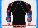 Fixgear Sports Mens Womens Compression Black Base Layer Long Sleeve T-Shirt L