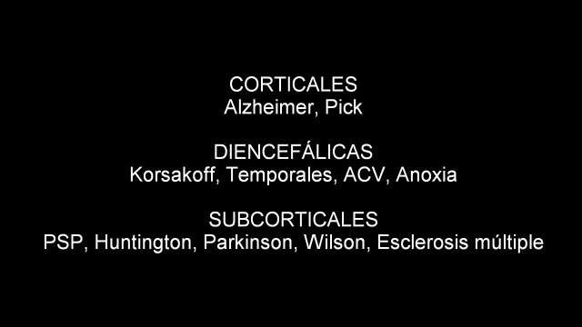 ¿Qué son las demencias?¿qué tipos existen?¿cuáles son sus características?