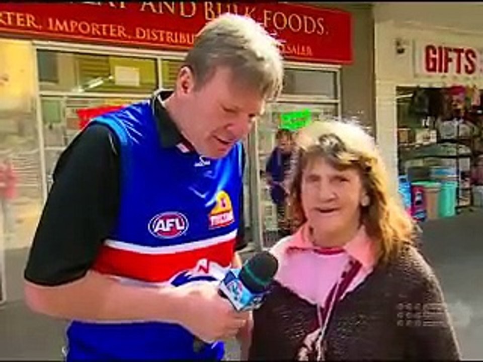 The Footy Show - Street Talk "I Love Footscray" 03/09/09