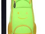 Details EOZY Children Pupil Cartoon Smiling Face Backpack School Bag (#C Green Slide