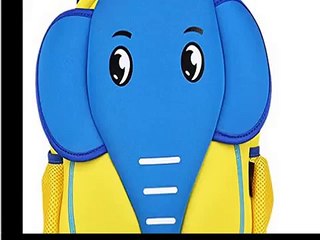 New EOZY Children Pupil Cartoon Elephant Backpack School Bag (#A  Blue) Top List