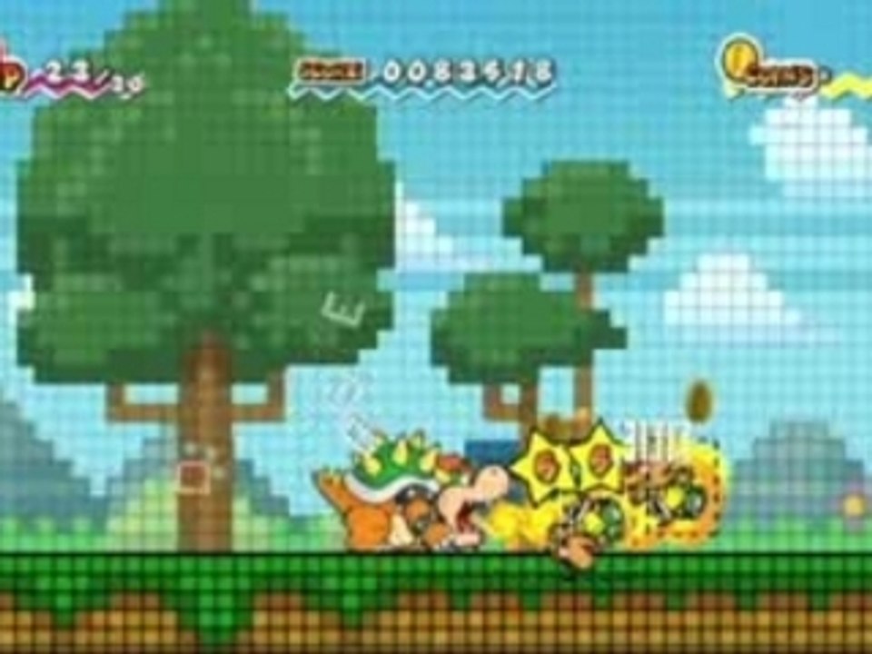 Super paper mario characters trailer