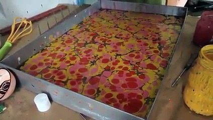 Turkish painting on water. Isn't it impressive