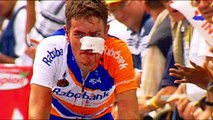 Tour de France: chutes spectaculaires et temps forts