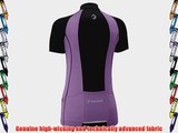 Tenn Ladies Sprint S/S Cycling Shirt/Jersey - Black/Radiant Orchid - 14