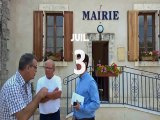 Olivier Dartigolles Rencontre du Maire Saint Vincent de Jalmoutiers