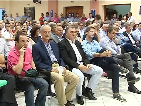 Ο Κυριάκος Μητσοτάκης στη Λαμία για το ΝΑΙ