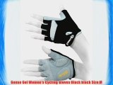 Gonso Gel Women's Cycling Gloves Black black Size:M