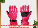Waterfly? Fashion Women's Femal Warm Waterproof Winter Outdoor Glove Cycling Gloves Biking