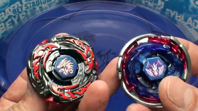 Beyblade BB-108 L Drago Destroy F:S vs BB-105 Big Bang Pegasis F:D ベイブレード