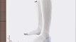 2XU Women's Race Compression Sock - White / Grey Medium