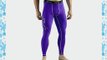 Sub Sports Men's Dual Compression Baselayer Leggings/Tights - Purple X-Large