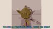 Cartoon Star Wars 3D Master Yoda Toy Figure K