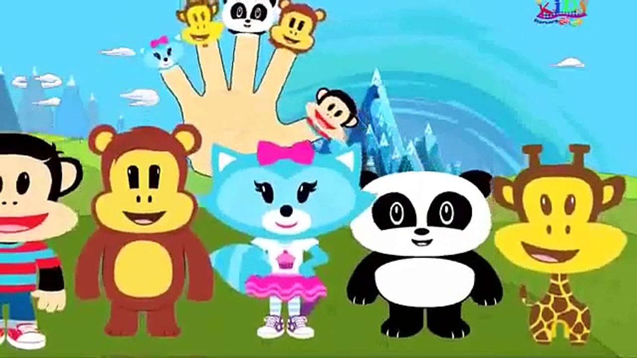 JULIUS JR Finger Family Cartoon Children Songs | Daddy Finger Animation Nursery Rhymes