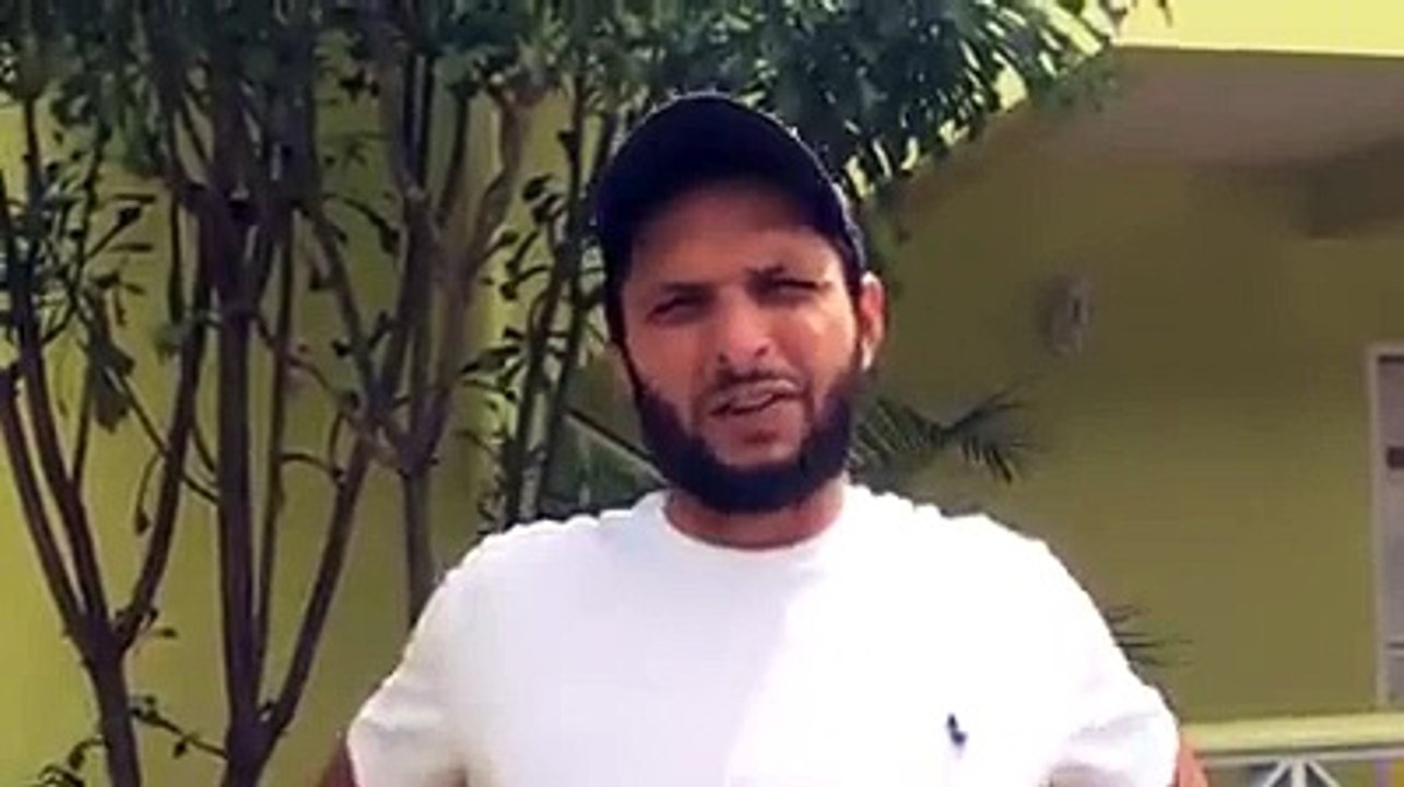 CPL T20 2015, shahid afridi's message, Latest video