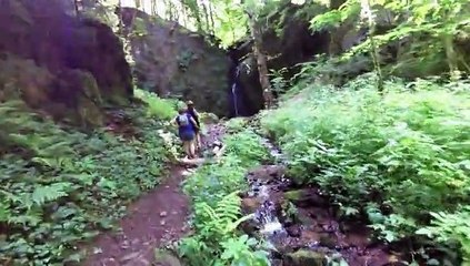marche sur le GR532 cascade wasserfall