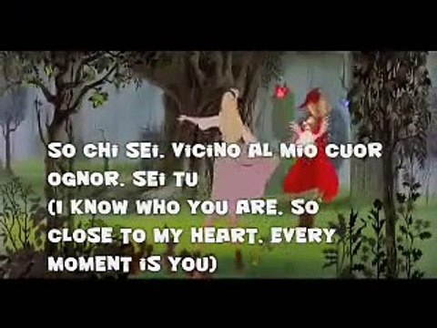 Once Upon a Dream - Sleeping Beauty - ITALIAN Lyrics+Translation