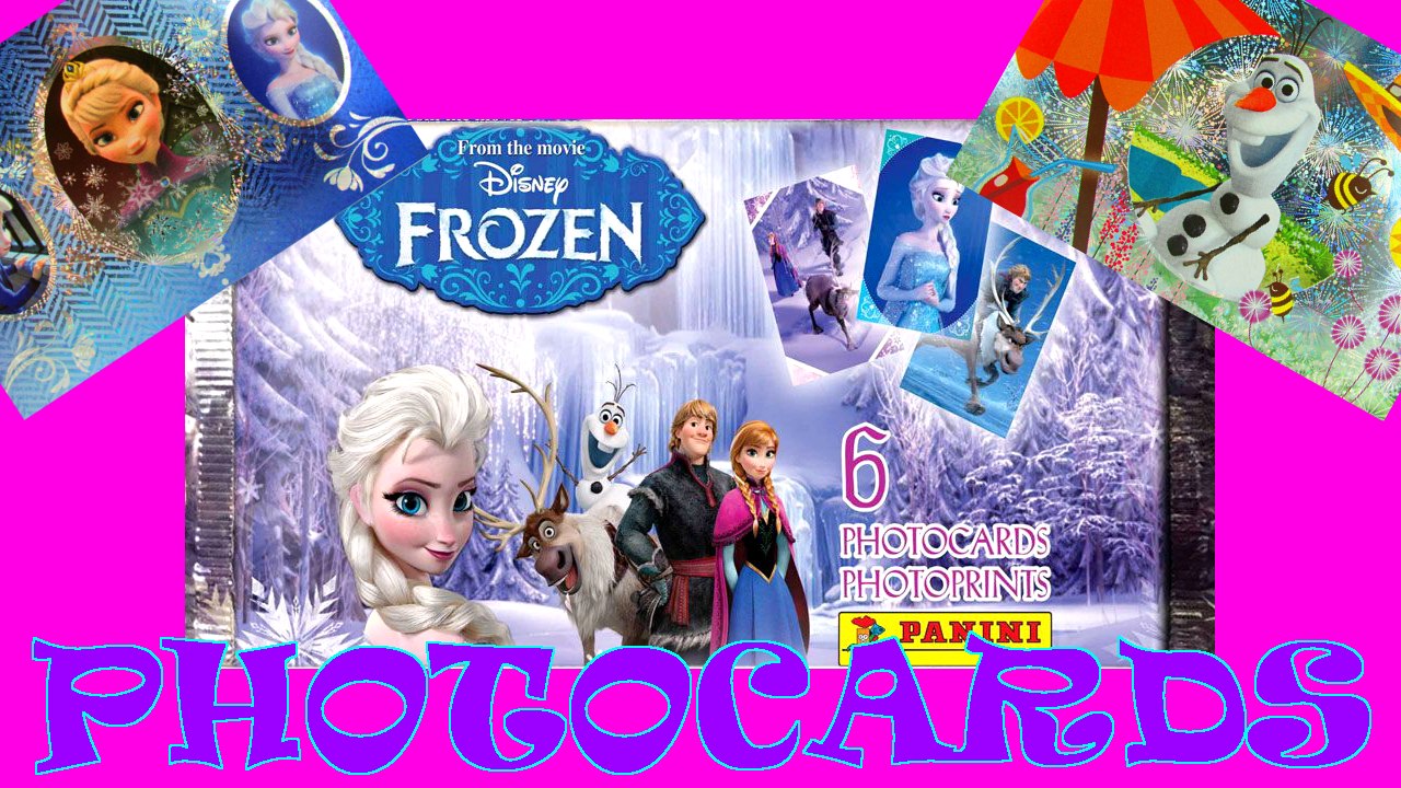 Disney Frozen Elsa 'Ice Dreams' Photocard Collection Fun Kids Toys Review & Unboxing