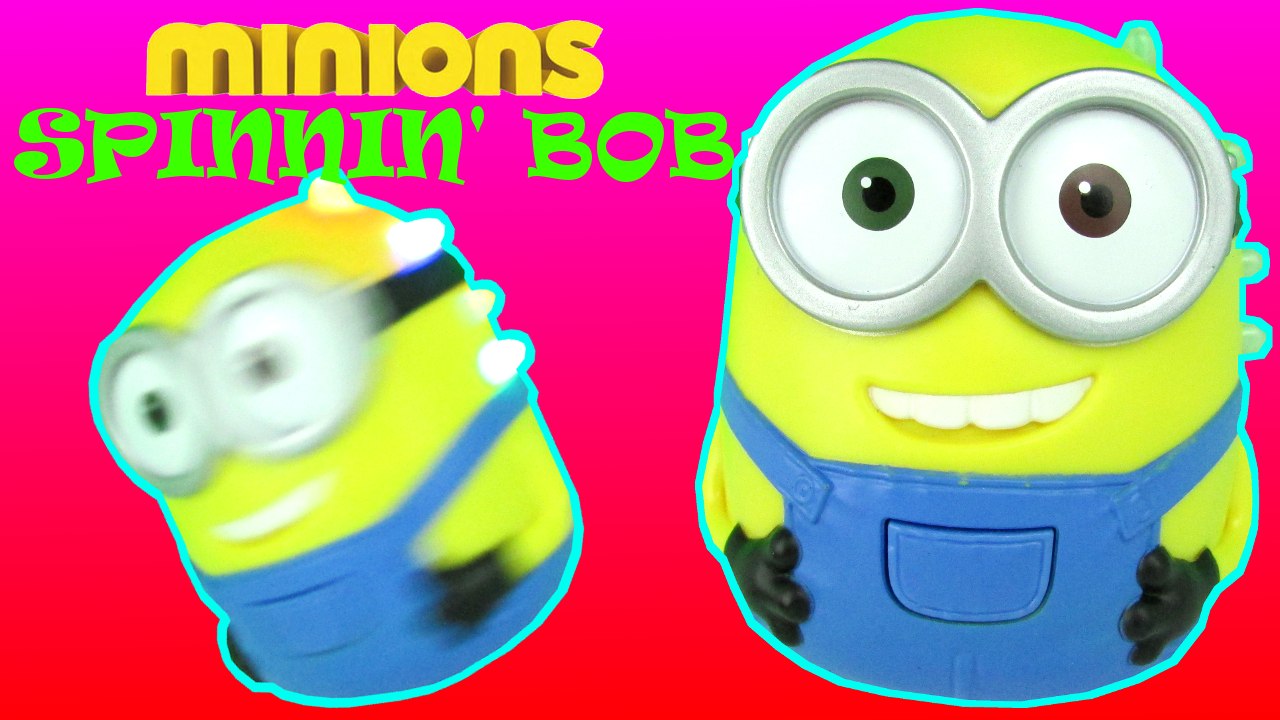 New Minions Movie Funny Music, Lights & Phrases Spinnin' Bob Fun Despicable Me Kids Toys