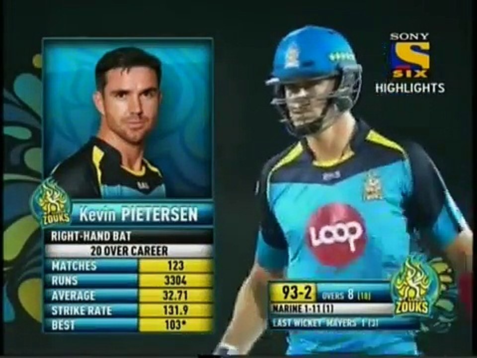 CPL 2015 - Match 6 - St Lucia Zouks vs Guyana Amazon Warriors Highlights CPL T20 2015