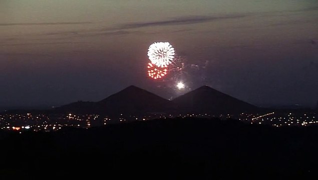 Embrasement des terrils du Bassin Minier 2015