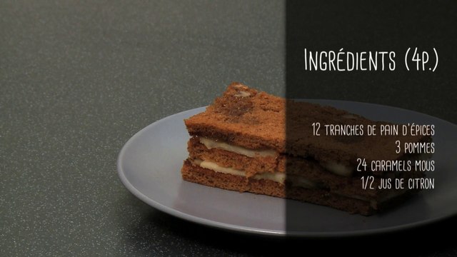Recette de croque pomme caramel, idéale pour le goûter - Gourmand