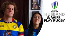 The perfect union: Rugby playing husband and wife