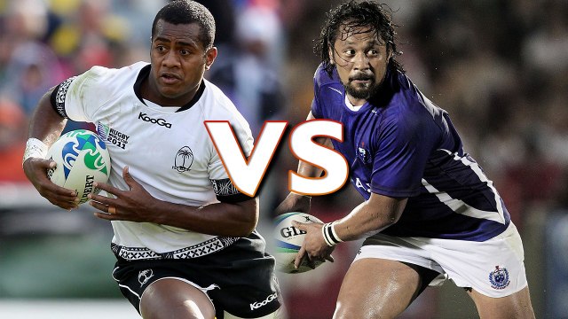 Mapasua's textbook tackle in Samoa v Fiji at RWC 2011