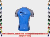 iCreat Quality Cycling Men's Short Sleeve Jersey and Riding Bib Shorts Set