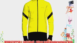 Gore Bike Wear Power 2.0 Soft Shell Men's Cycling Jacket Neon Yellow/black Size:XL