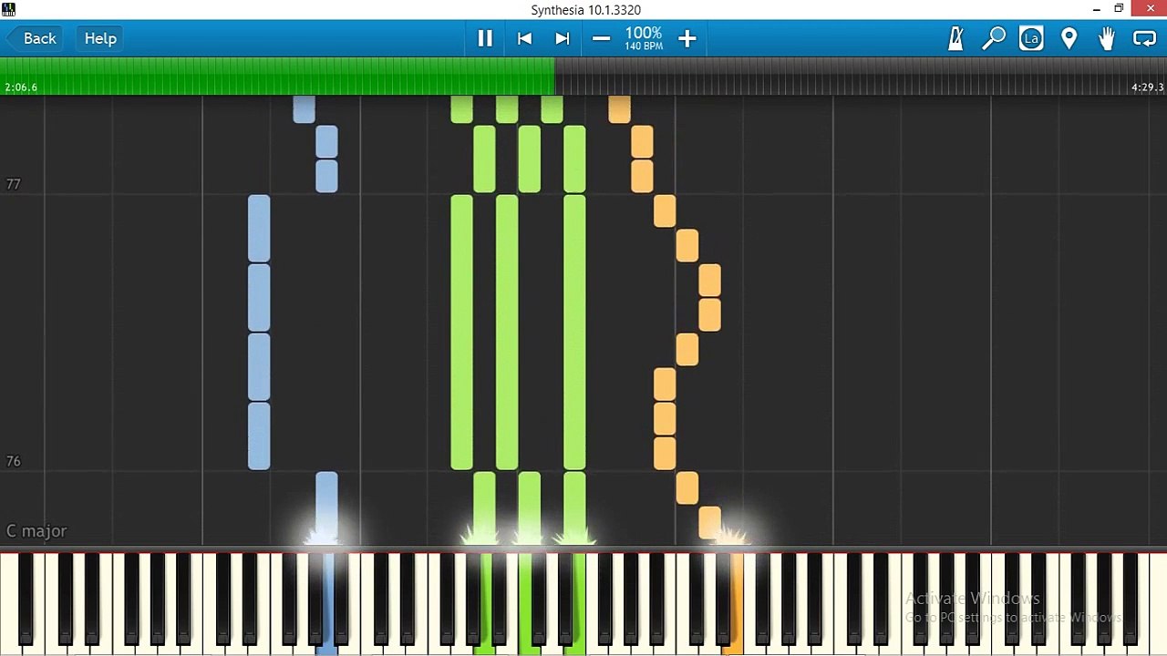 [Vocaloid] [Synthesia] Daughter of Evil = Kagamine Rin