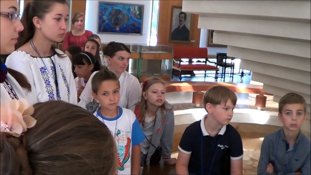 Românașii din Cernăuți și Chișinău în vizită la Muzeul Mihai Eminescu , Parcul de Cultură Copou-Iași-3 iulie 2015